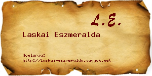 Laskai Eszmeralda névjegykártya